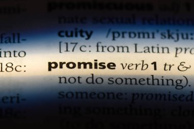 bir sözlüğü'ndeki sözcüğü söz veriyorum. söz kavramı.