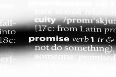 bir sözlüğü'ndeki sözcüğü söz veriyorum. söz kavramı.