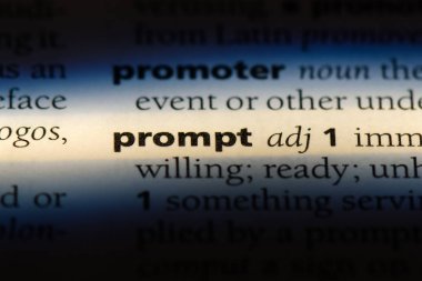 bir sözlüğü'ndeki sözcüğü-e sevketmek. komut istemi kavramı.