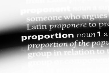 oran Word'de bir sözlük. oran kavramı.