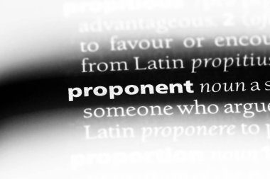 bir sözlüğü'ndeki savunucusu sözcüğü. savunucusu kavramı.