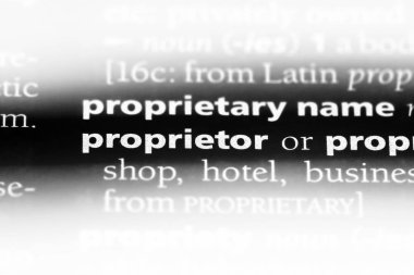 mal sahibi Word'de bir sözlük. mal sahibi kavramı.