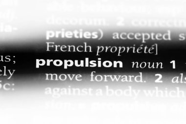 itici güç Word'de bir sözlük. itici güç kavramı.