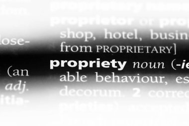 Görgü Word'de bir sözlük. Görgü kavramı.