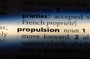 itici güç Word'de bir sözlük. itici güç kavramı.