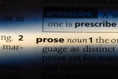 Nesir Word'de bir sözlük. Nesir kavramı.