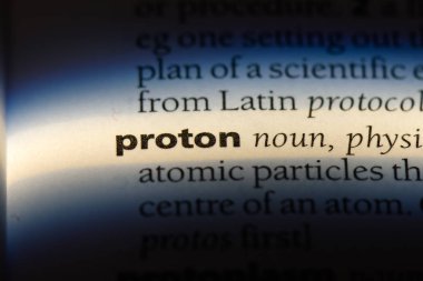 Proton Word'de bir sözlük. Proton kavramı.