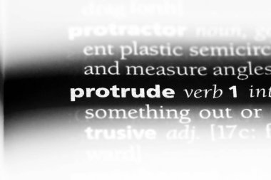 bir sözlüğü'ndeki sözcüğü çıkıntı. kavram çıkıntı.