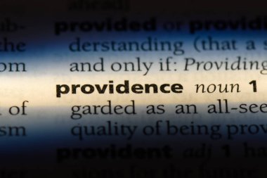 Providence Word'de bir sözlük. Providence kavramı.