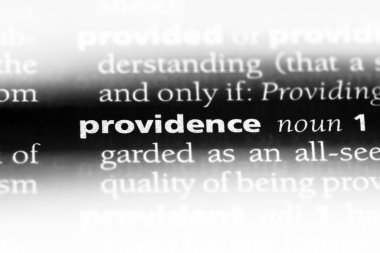 Providence Word'de bir sözlük. Providence kavramı.