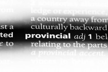 bir sözlüğü'ndeki il sözcüğü. İl kavramı.