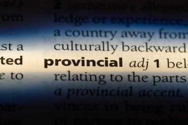 bir sözlüğü'ndeki il sözcüğü. İl kavramı.