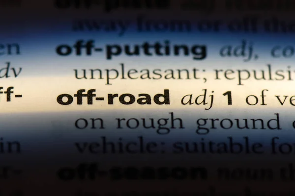 Road Word Dictionary Road Concept — Stock Photo, Image