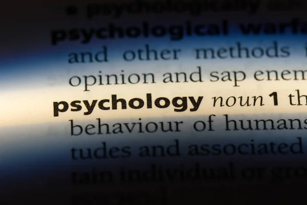 Psychology Word Dictionary Psychology Concept — Stock Photo, Image