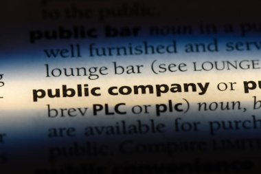 halka açık bir şirket Word'de bir sözlük. halka açık bir şirket kavramı.