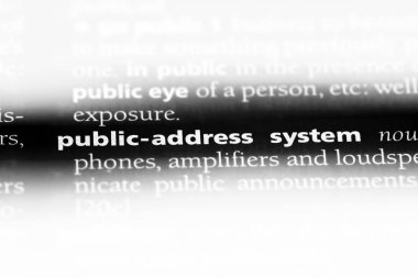 ortak adres sistemi bir sözlük tek kelimeyle. ortak adres sistemi kavramı.