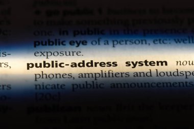 ortak adres sistemi bir sözlük tek kelimeyle. ortak adres sistemi kavramı.