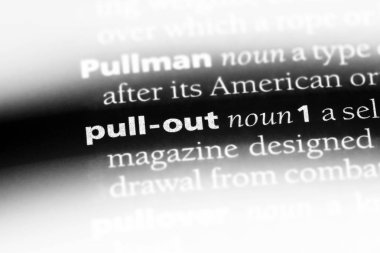 Sözlüğe kelime dışarı çekin. kavram çekin.