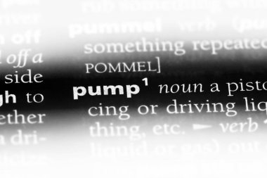 Pompa Word'de bir sözlük. Pompa kavramı.