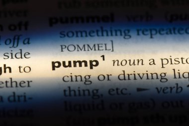 Pompa Word'de bir sözlük. Pompa kavramı.