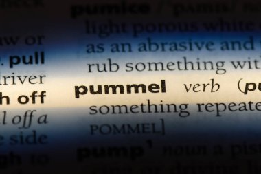 bir sözlüğü'ndeki sözcüğü yumruklar. yumruklar kavramı.