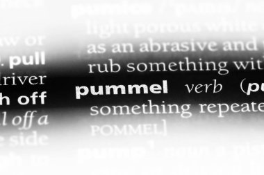 bir sözlüğü'ndeki sözcüğü yumruklar. yumruklar kavramı.