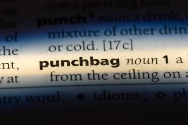 punchbag sözcük sözlüğe. punchbag kavramı.