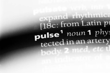 Nabız Word'de bir sözlük. Nabız kavramı.