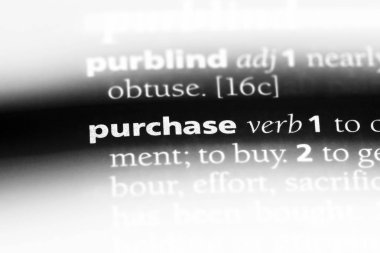 Word sözlüğe satın. Satınalma kavramı.