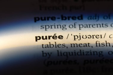 Sözlüğe kelime püresi. püre kavramı.