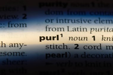 bir sözlüğü'ndeki sözcüğü purl. çağıltı kavramı.