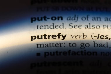 bir sözlüğü'ndeki sözcüğü çürür. kavram çürür.