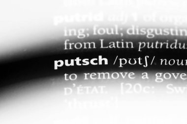 darbe Word'de bir sözlük. darbe kavramı.