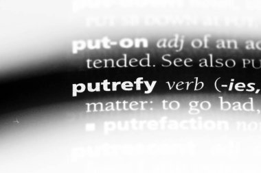 bir sözlüğü'ndeki sözcüğü çürür. kavram çürür.