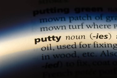 bir sözlüğü'ndeki macun sözcüğü. macun kavramı.