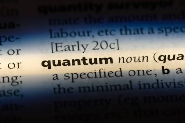 Kuantum Word'de bir sözlük. Kuantum kavramı.