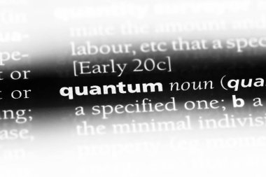 Kuantum Word'de bir sözlük. Kuantum kavramı.