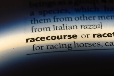 yarış pisti Word'de bir sözlük. yarış pisti kavramı.