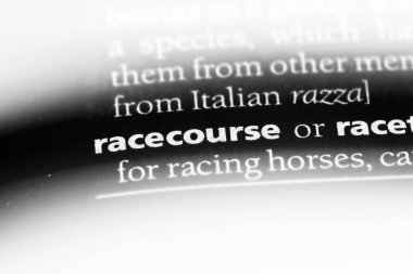 yarış pisti Word'de bir sözlük. yarış pisti kavramı.