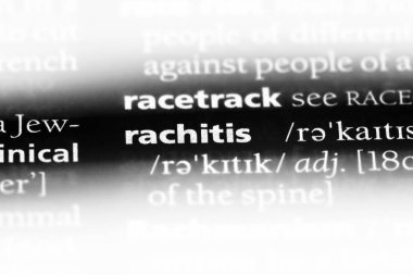 Sözlükte rachitis kelimesi. rachitis konsepti.