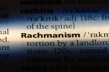 rachmanism sözcük sözlüğe. rachmanism kavramı.