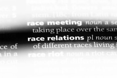 ırk ilişkileri sözcük sözlüğe. ırk ilişkileri kavramı.