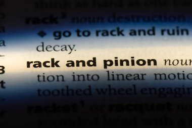 raf ve pinyon Word'de bir sözlük. raf ve pinyon kavramı.