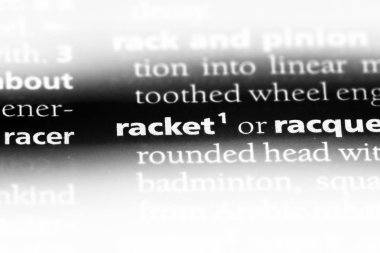 raket Word'de bir sözlük. raket kavramı.