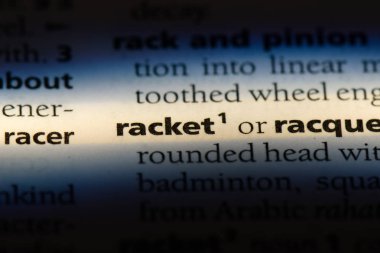 raket Word'de bir sözlük. raket kavramı.