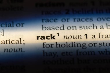 bir sözlüğü'ndeki sözcüğü raf. raf kavramı.