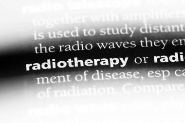 radyoterapi Word'de bir sözlük. radyoterapi kavramı.