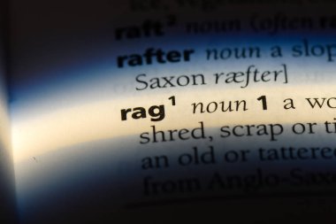 bez Word'de bir sözlük. bez kavramı.