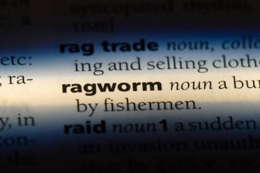 ragworm sözcük sözlüğe. ragworm kavramı.