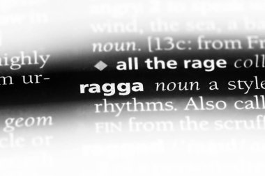 ragga Word'de bir sözlük. ragga kavramı.